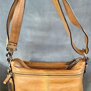Tignanello Caramel Crossbody Bag